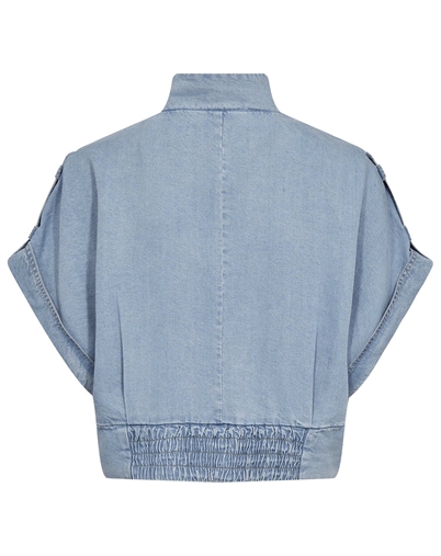 Co' Couture - Tilly CC Vest - Fade Denim